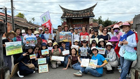 悠遊畫會藝術家現場人物速寫 暨年節版畫拓印 DIY 體驗活動