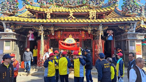 金唐殿恭迎北港朝天宮天上聖母及南鯤鯓代天府吳府千歲做客