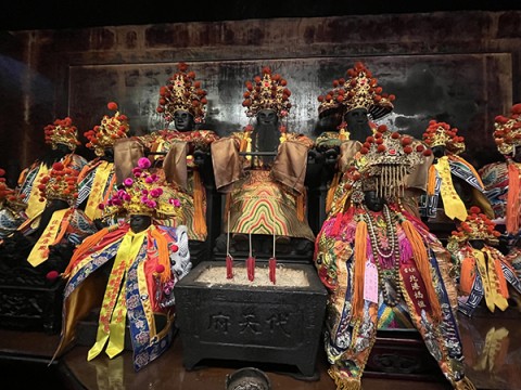 金唐殿恭迎北港朝天宮天上聖母及南鯤鯓代天府吳府千歲做客